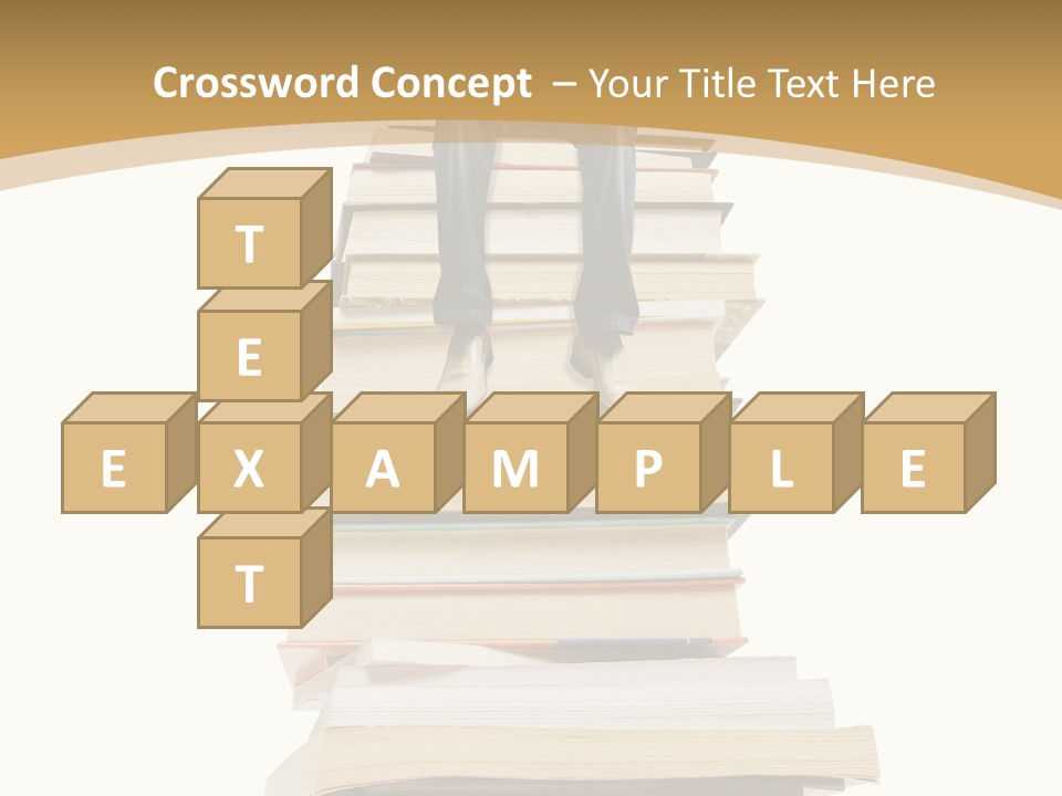 Guy Sits On A Pile Of Books And Reads PowerPoint Template