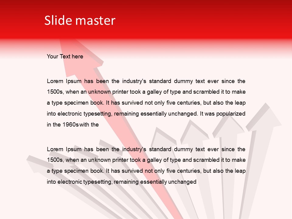 Different Arrow PowerPoint Template