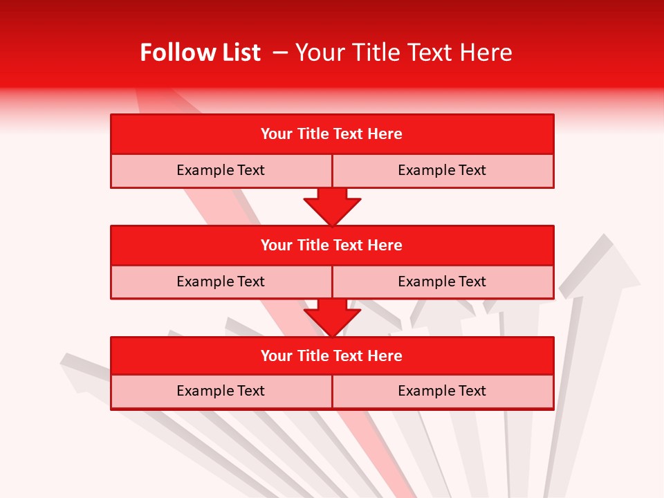 Different Arrow PowerPoint Template