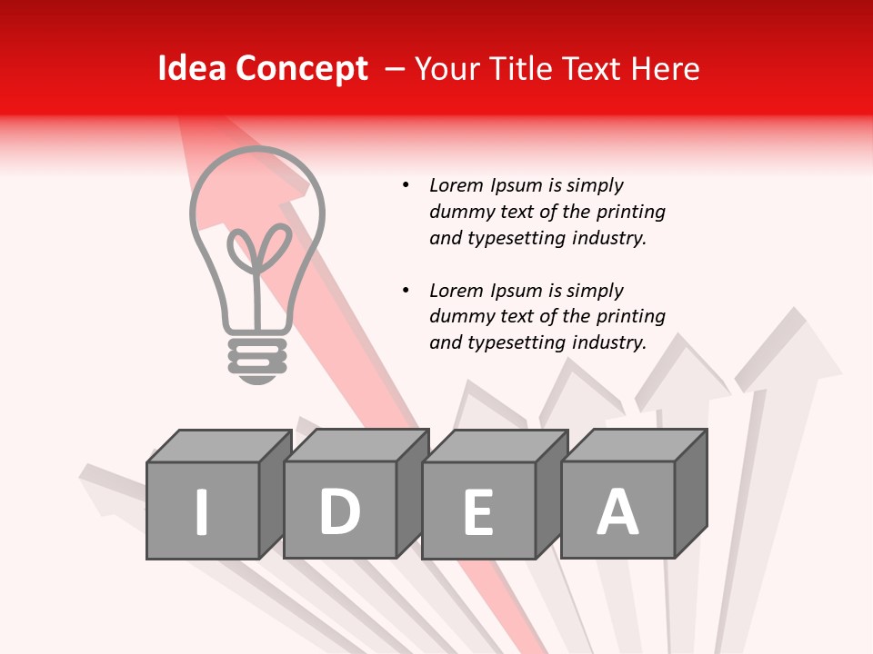 Different Arrow PowerPoint Template