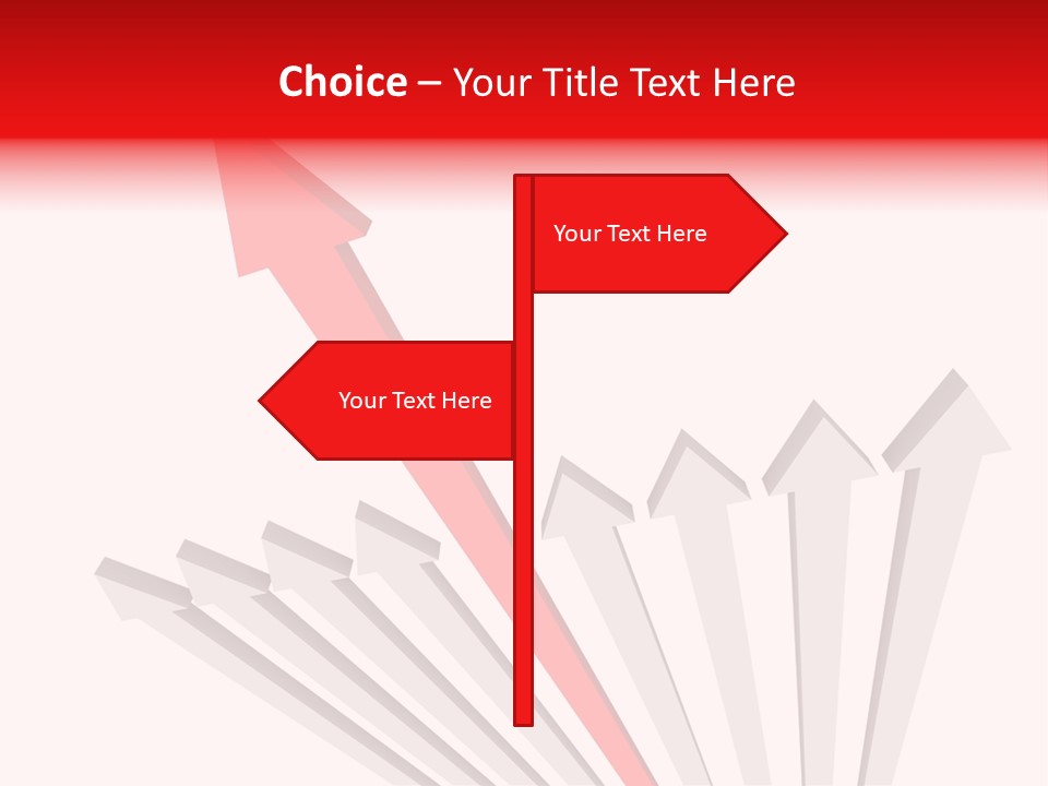 Different Arrow PowerPoint Template