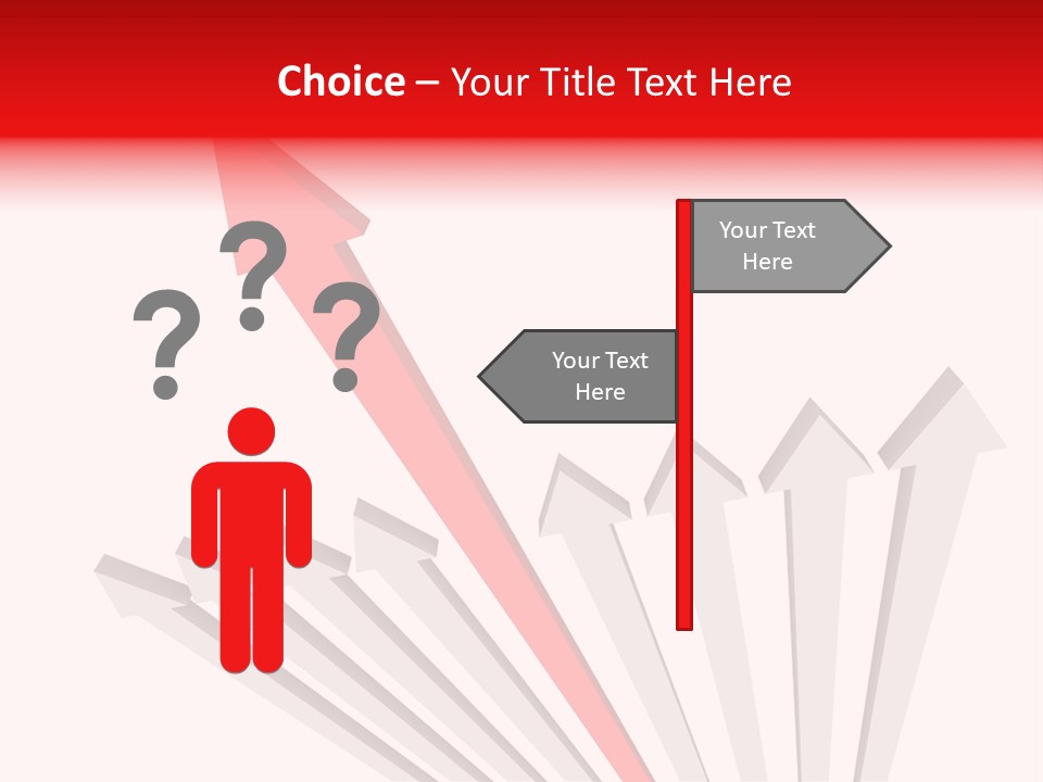 Different Arrow PowerPoint Template