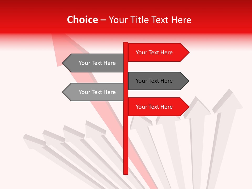 Different Arrow PowerPoint Template
