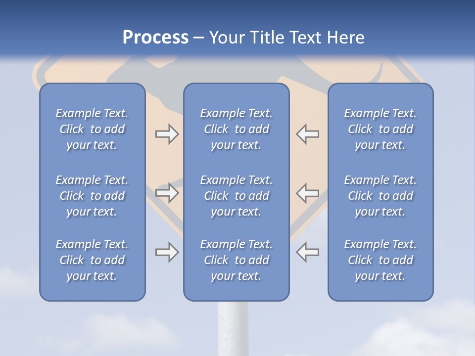 Australian Kangaroo Road Sign PowerPoint Template