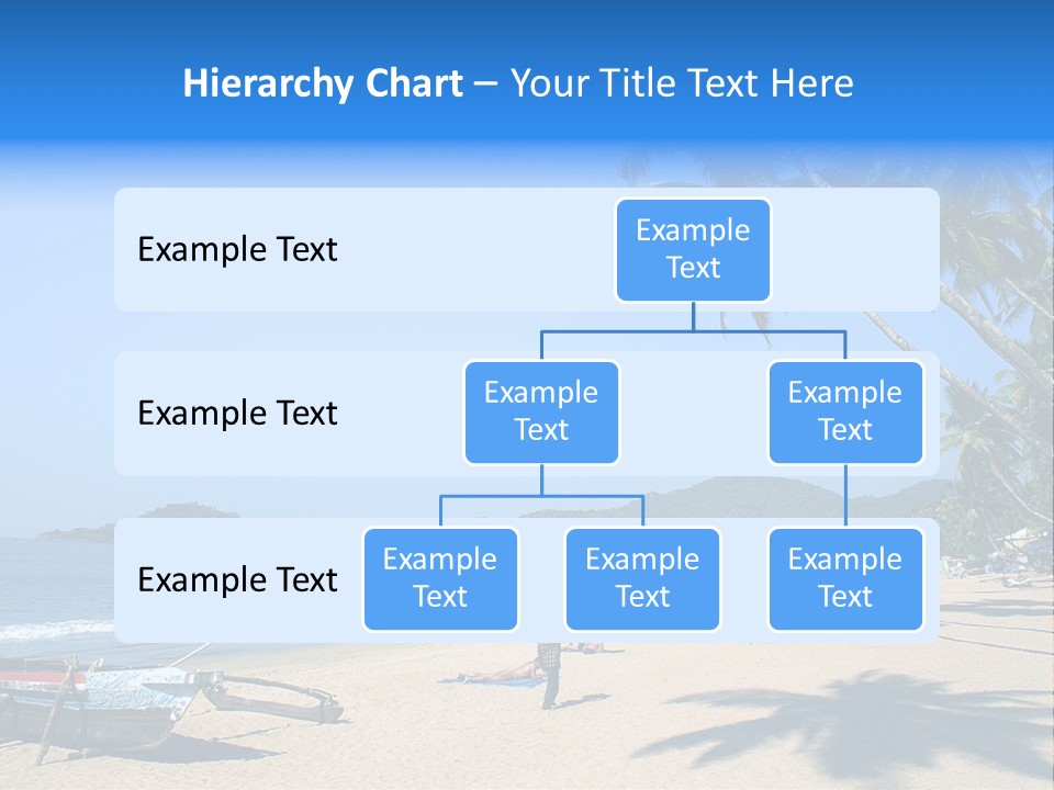 Tropical Beach Of Palolem, Goa State, India PowerPoint Template