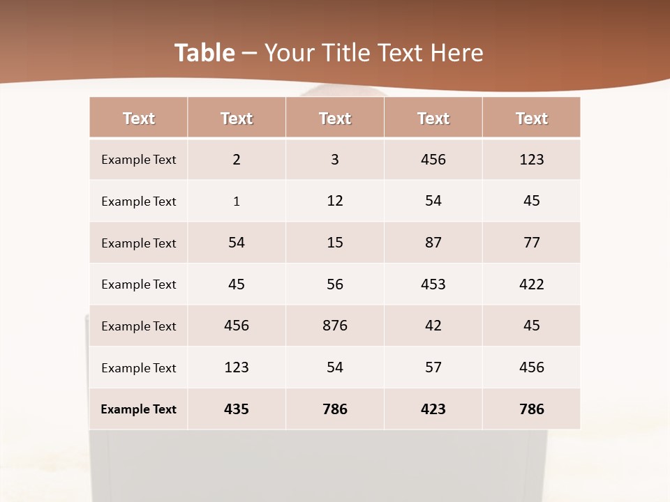 Baby Girl With Surprised Express Working On Laptop. Shot In Studio Over White. PowerPoint Template