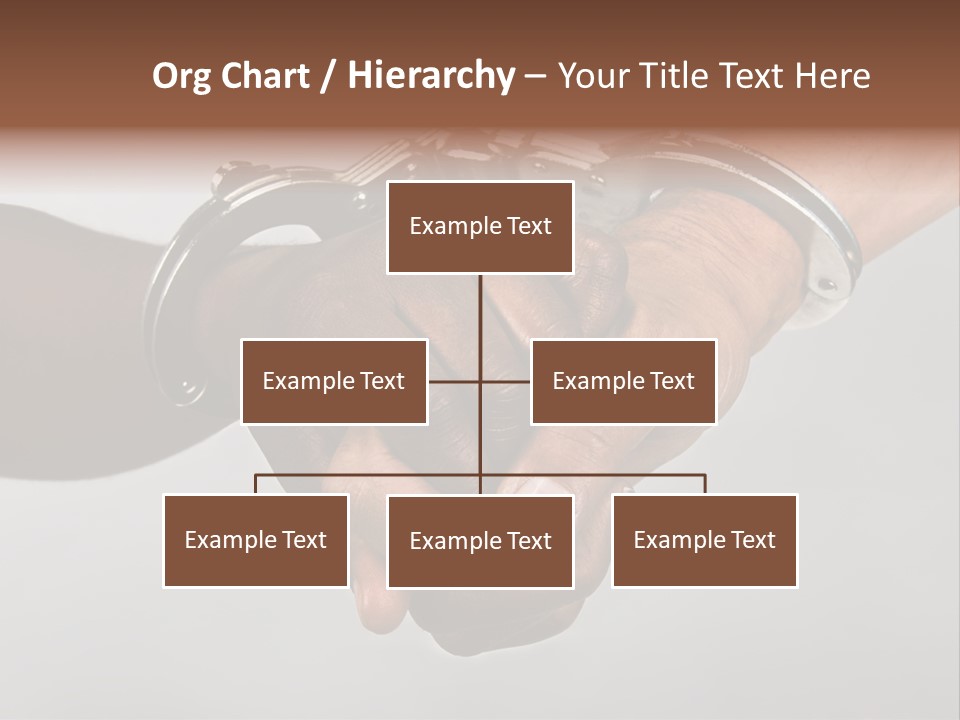 Handcuffed Hands, Revolution Comrades Or Hostage Situations Concept, African American, Hispanic Race. PowerPoint Template