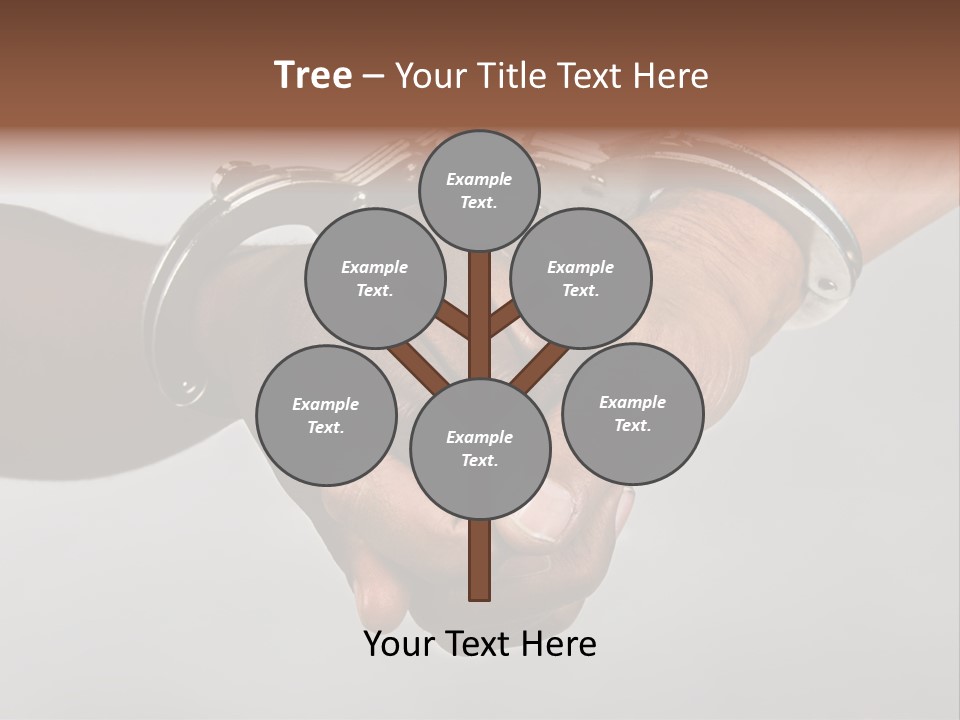 Handcuffed Hands, Revolution Comrades Or Hostage Situations Concept, African American, Hispanic Race. PowerPoint Template