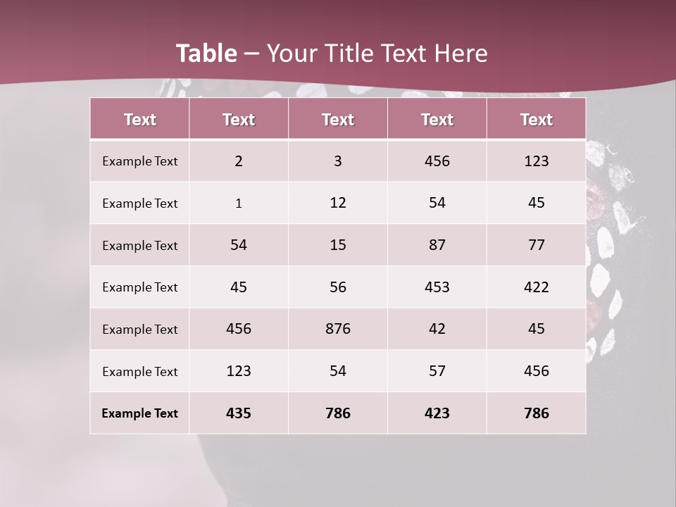 Young African Girl, Tribal Painted Face In White And Red, Partial Desaturated PowerPoint Template