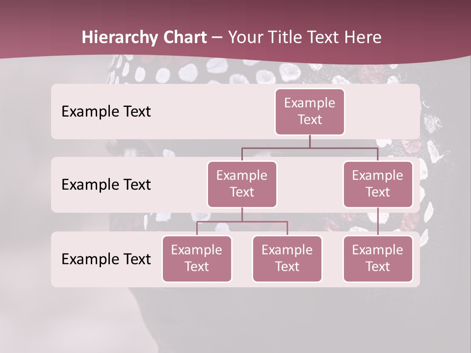 Young African Girl, Tribal Painted Face In White And Red, Partial Desaturated PowerPoint Template
