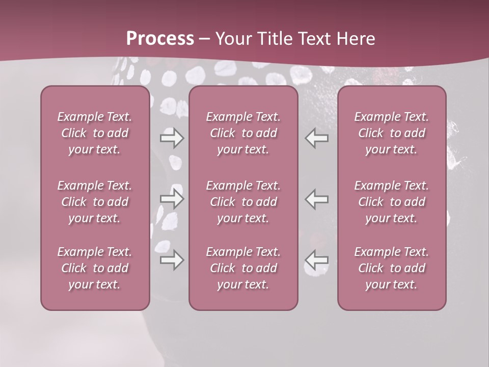 Young African Girl, Tribal Painted Face In White And Red, Partial Desaturated PowerPoint Template