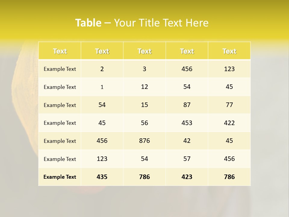 Young African Girl, Tribal Painted Face In Yellow And Red PowerPoint Template