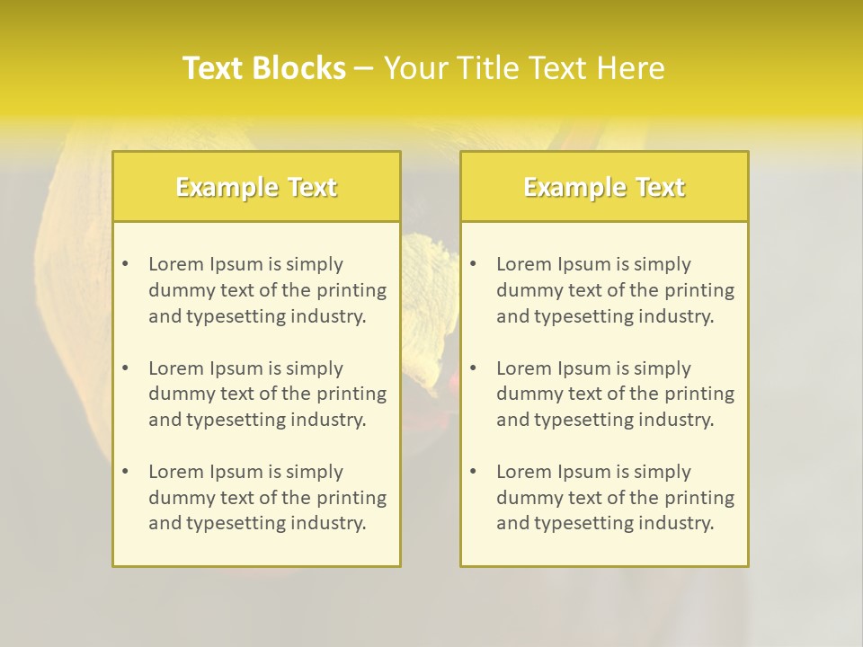 Young African Girl, Tribal Painted Face In Yellow And Red PowerPoint Template
