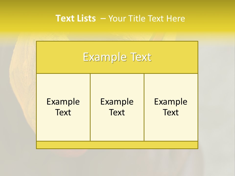 Young African Girl, Tribal Painted Face In Yellow And Red PowerPoint Template