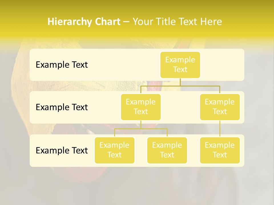 Young African Girl, Tribal Painted Face In Yellow And Red PowerPoint Template