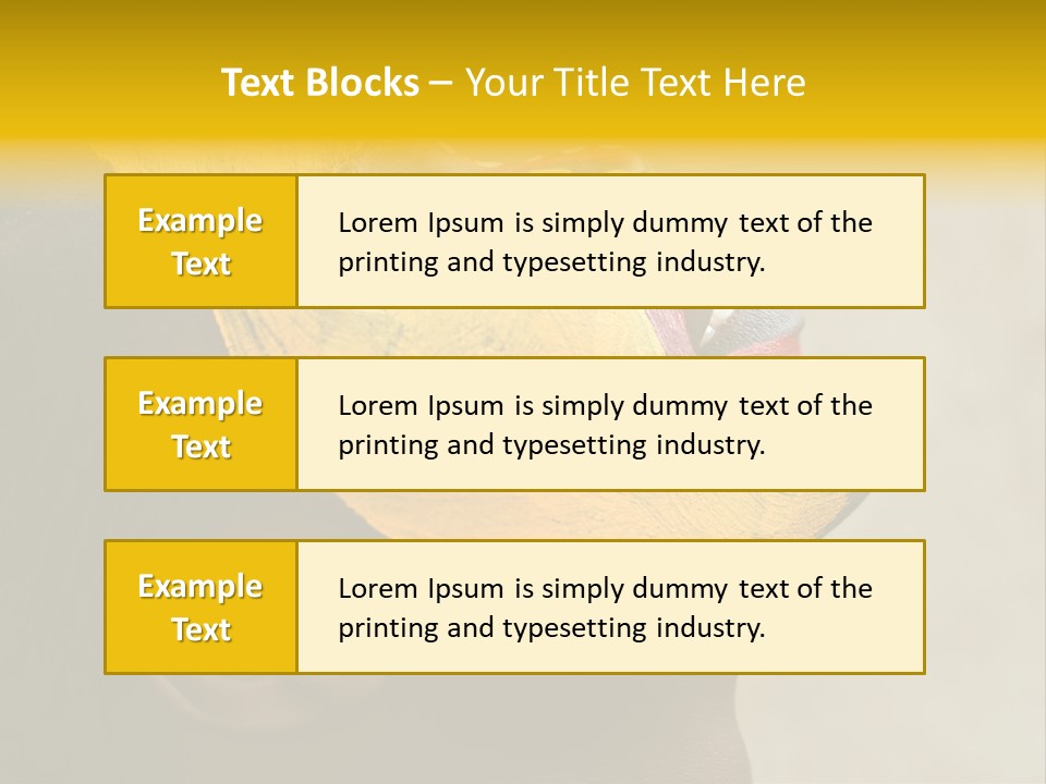 Young African Girl, Tribal Painted Face In Yellow And Red, Harmonic Triangles Use It Portrait Or Landscape PowerPoint Template