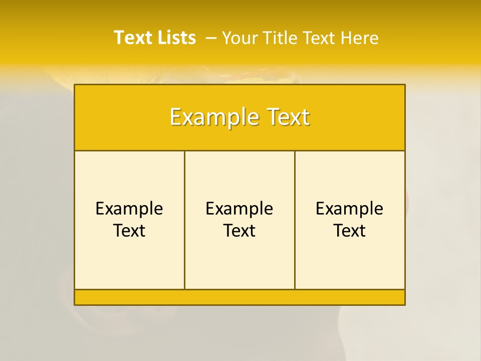 Young African Girl, Tribal Painted Face In Yellow And Red, Harmonic Triangles Use It Portrait Or Landscape PowerPoint Template