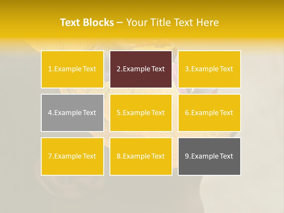 Young African Girl, Tribal Painted Face In Yellow And Red, Harmonic Triangles Use It Portrait Or Landscape PowerPoint Template