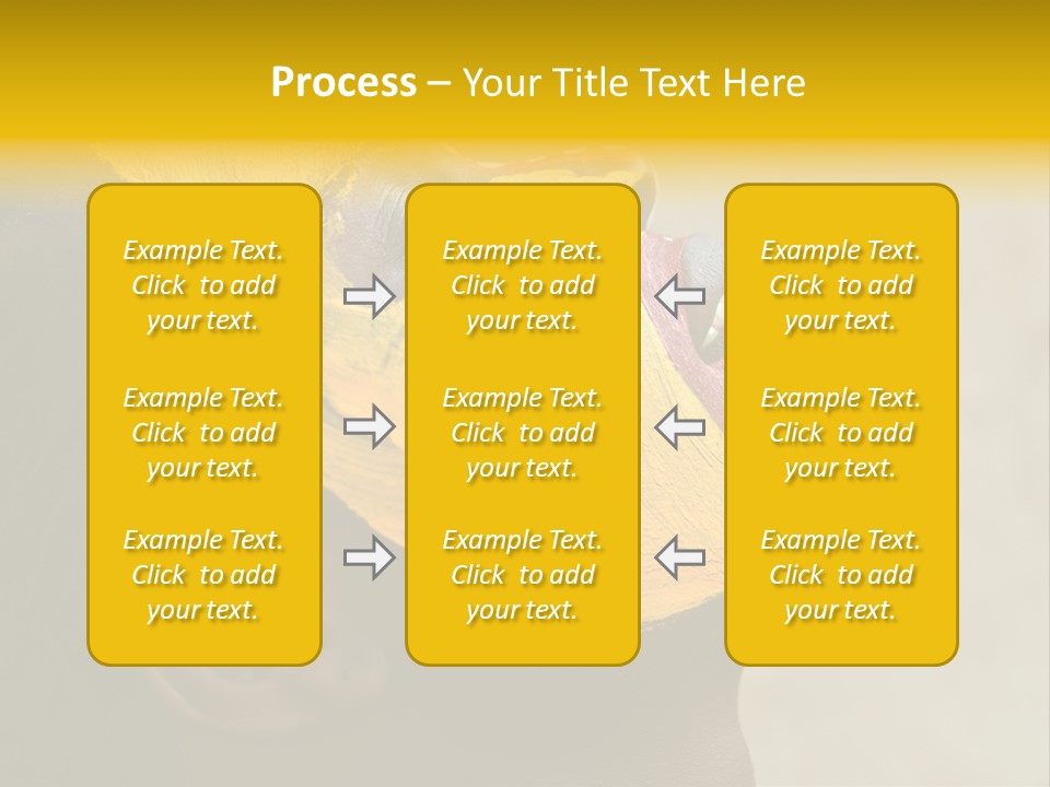 Young African Girl, Tribal Painted Face In Yellow And Red, Harmonic Triangles Use It Portrait Or Landscape PowerPoint Template