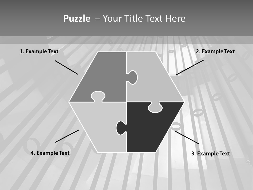 A Black And White Photo Of A Spiral Staircase PowerPoint Template