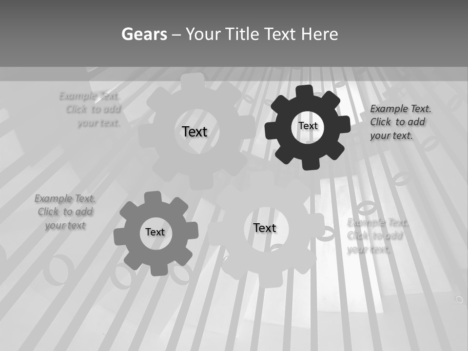 A Black And White Photo Of A Spiral Staircase PowerPoint Template