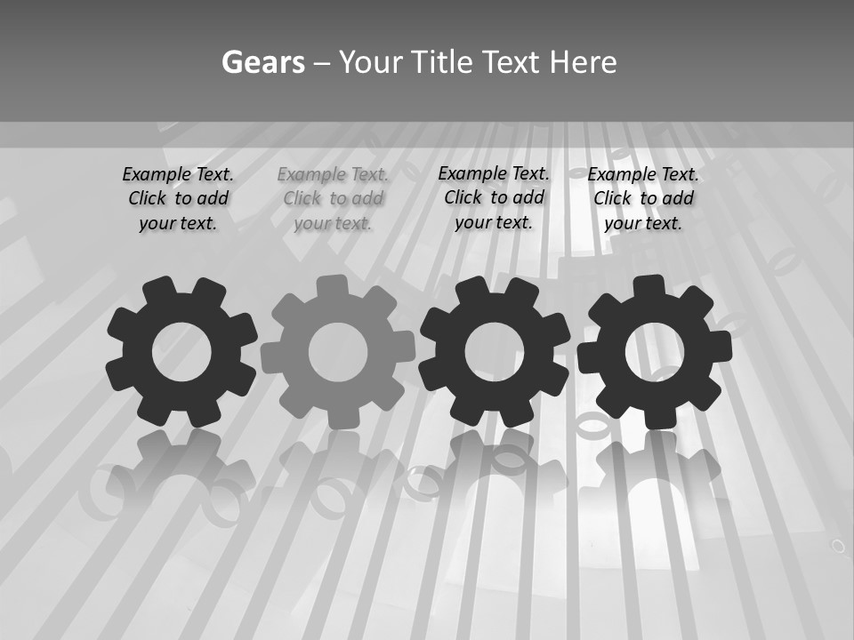 A Black And White Photo Of A Spiral Staircase PowerPoint Template