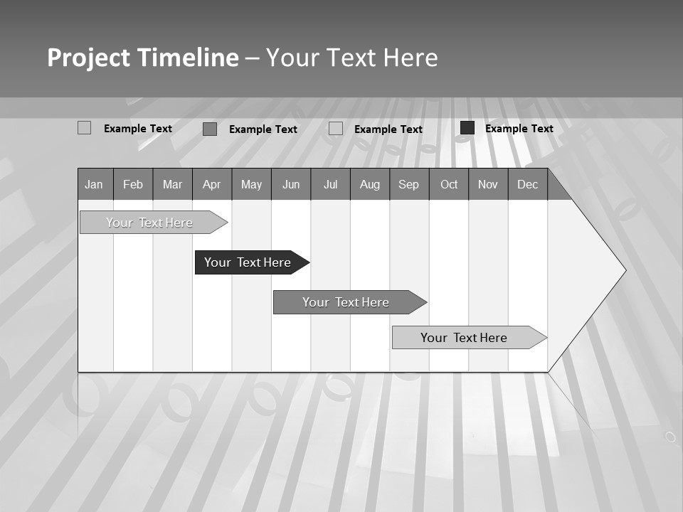 A Black And White Photo Of A Spiral Staircase PowerPoint Template