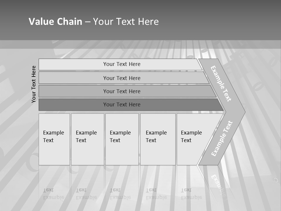 A Black And White Photo Of A Spiral Staircase PowerPoint Template
