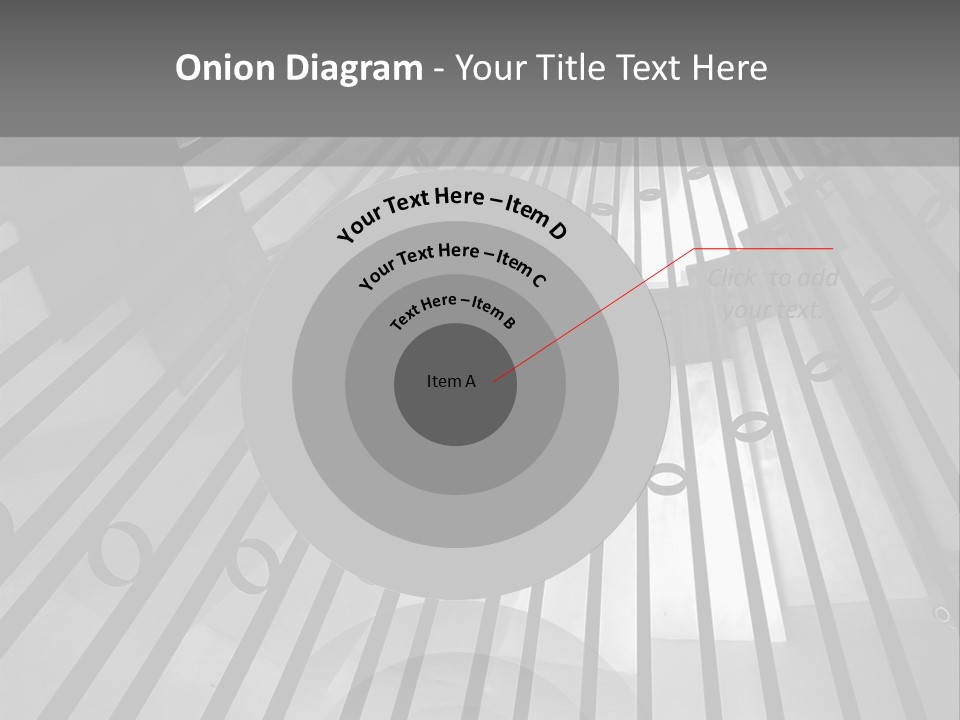 A Black And White Photo Of A Spiral Staircase PowerPoint Template