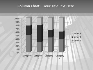 A Black And White Photo Of A Spiral Staircase PowerPoint Template