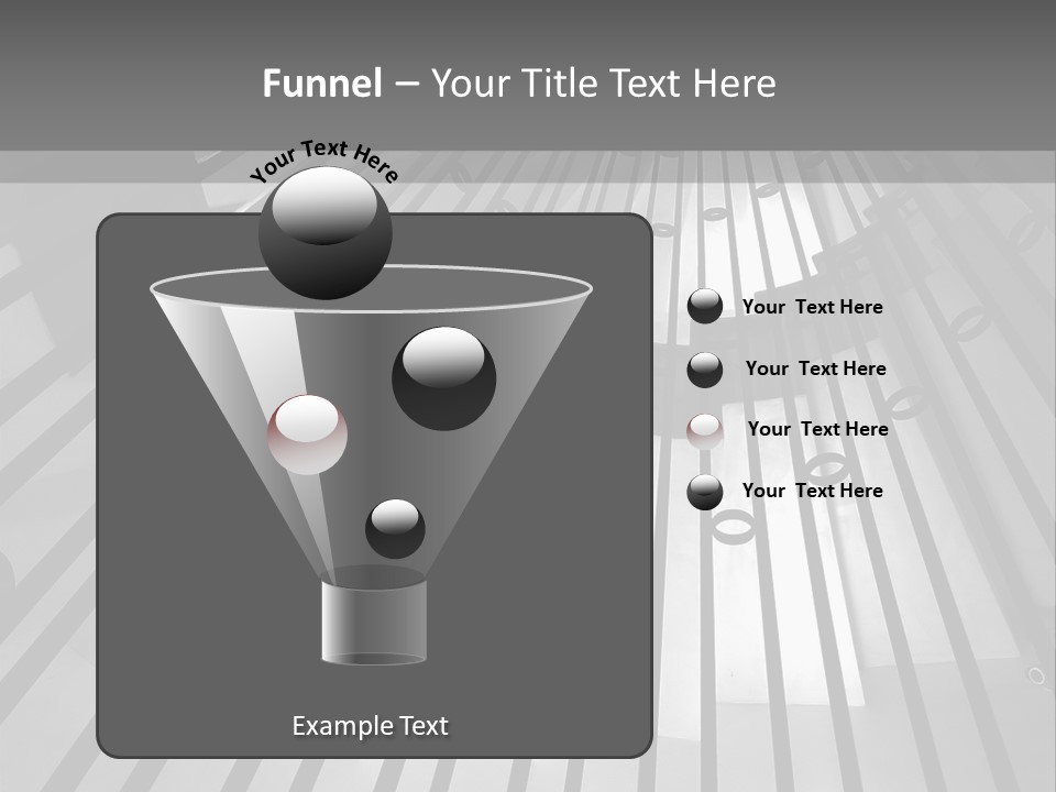 A Black And White Photo Of A Spiral Staircase PowerPoint Template