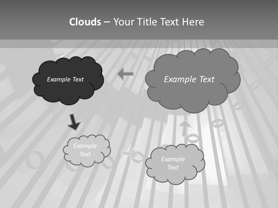 A Black And White Photo Of A Spiral Staircase PowerPoint Template