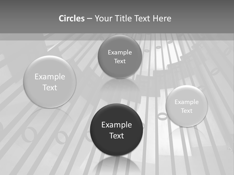 A Black And White Photo Of A Spiral Staircase PowerPoint Template