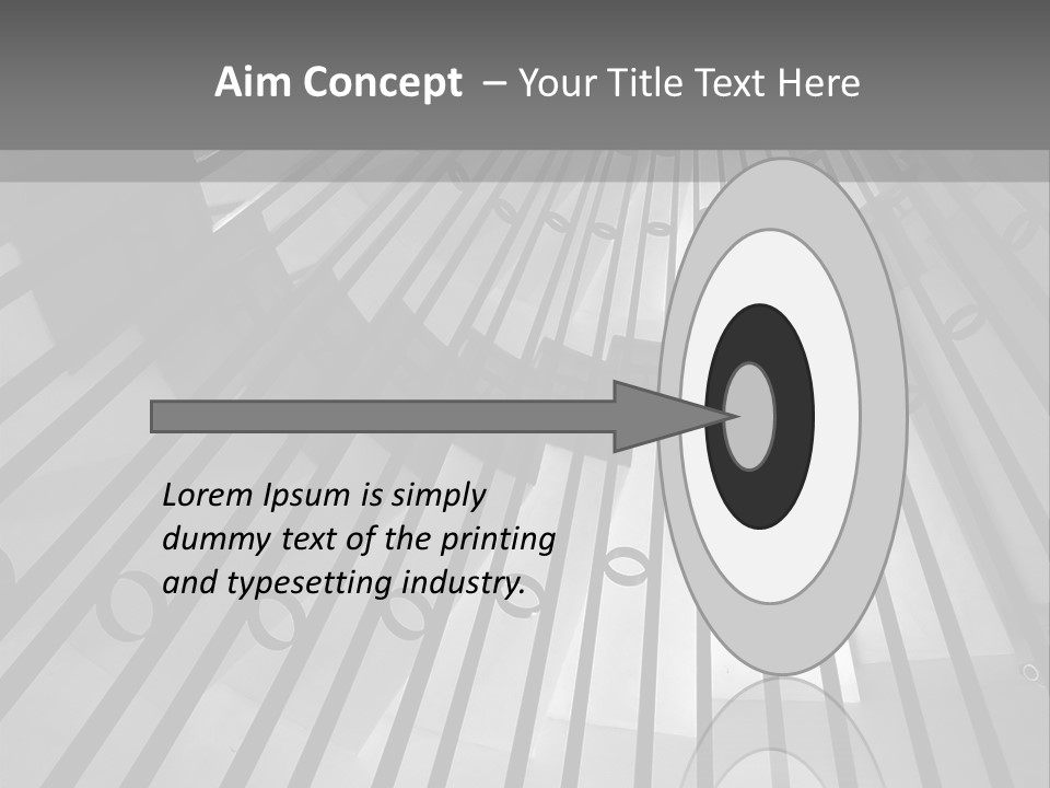 A Black And White Photo Of A Spiral Staircase PowerPoint Template