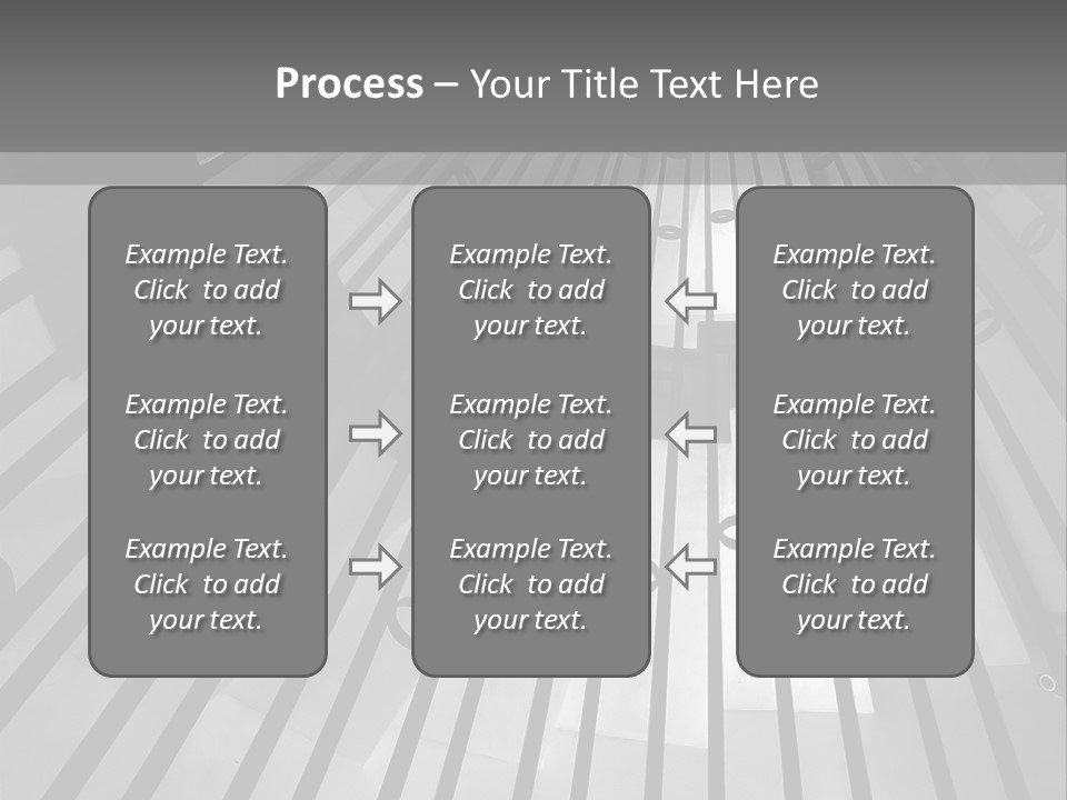 A Black And White Photo Of A Spiral Staircase PowerPoint Template