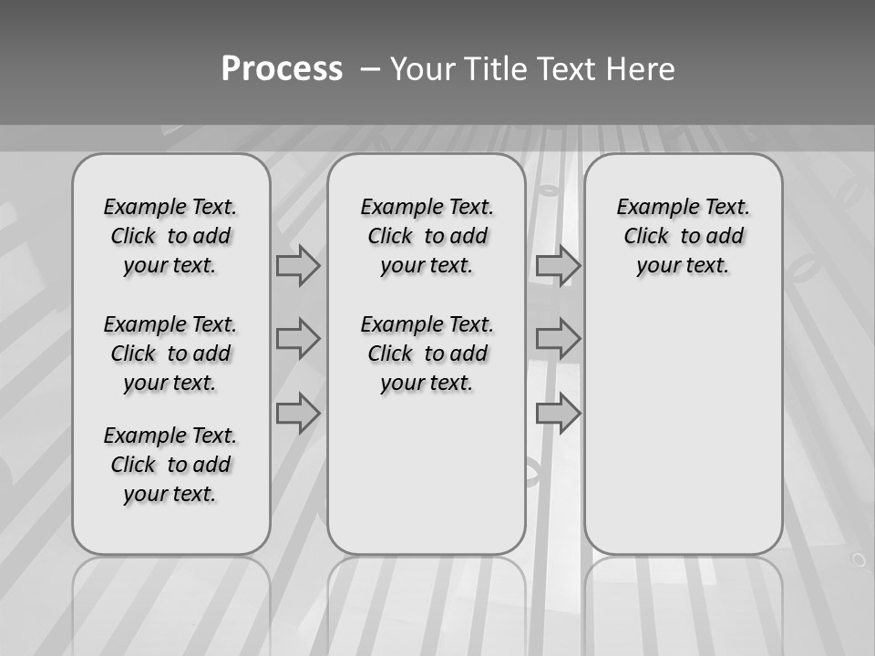 A Black And White Photo Of A Spiral Staircase PowerPoint Template