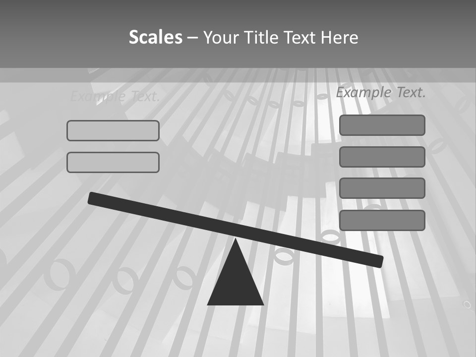 A Black And White Photo Of A Spiral Staircase PowerPoint Template