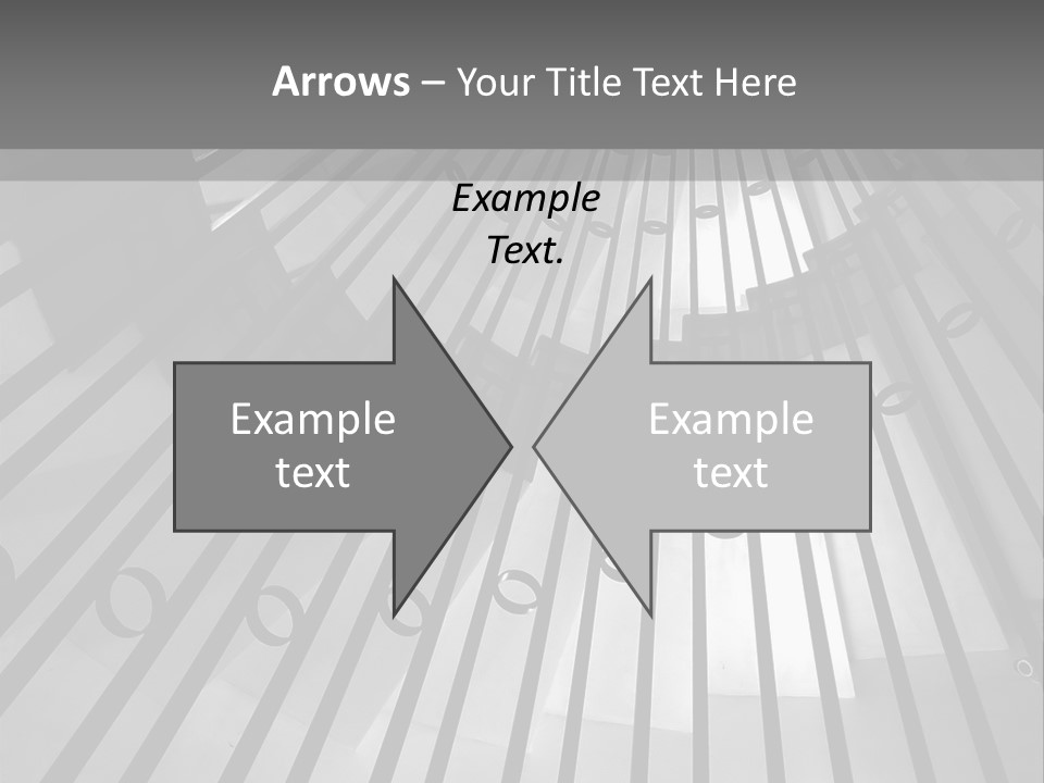A Black And White Photo Of A Spiral Staircase PowerPoint Template