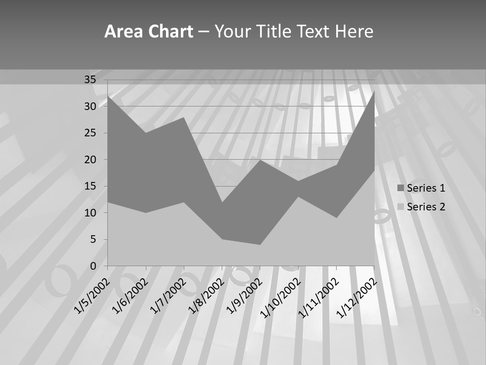 A Black And White Photo Of A Spiral Staircase PowerPoint Template