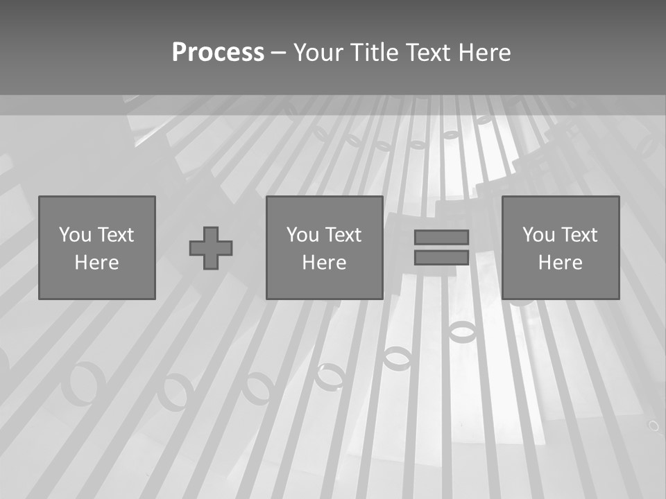 A Black And White Photo Of A Spiral Staircase PowerPoint Template