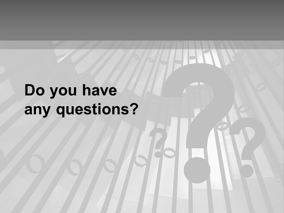 A Black And White Photo Of A Spiral Staircase PowerPoint Template