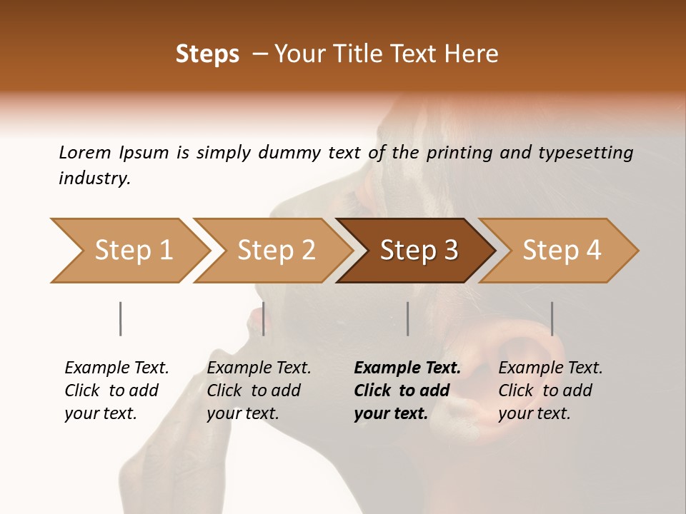 Facial Treatment (Head) PowerPoint Template