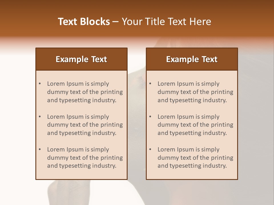 Facial Treatment (Head) PowerPoint Template