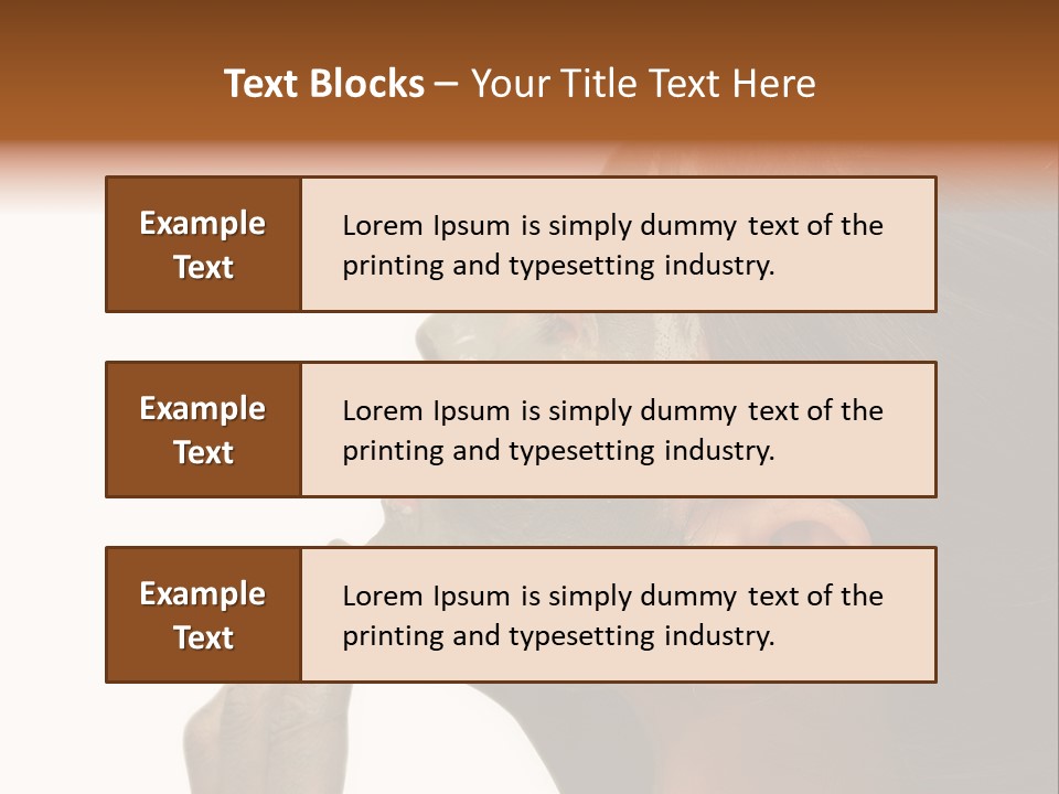 Facial Treatment (Head) PowerPoint Template