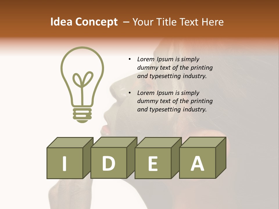 Facial Treatment (Head) PowerPoint Template