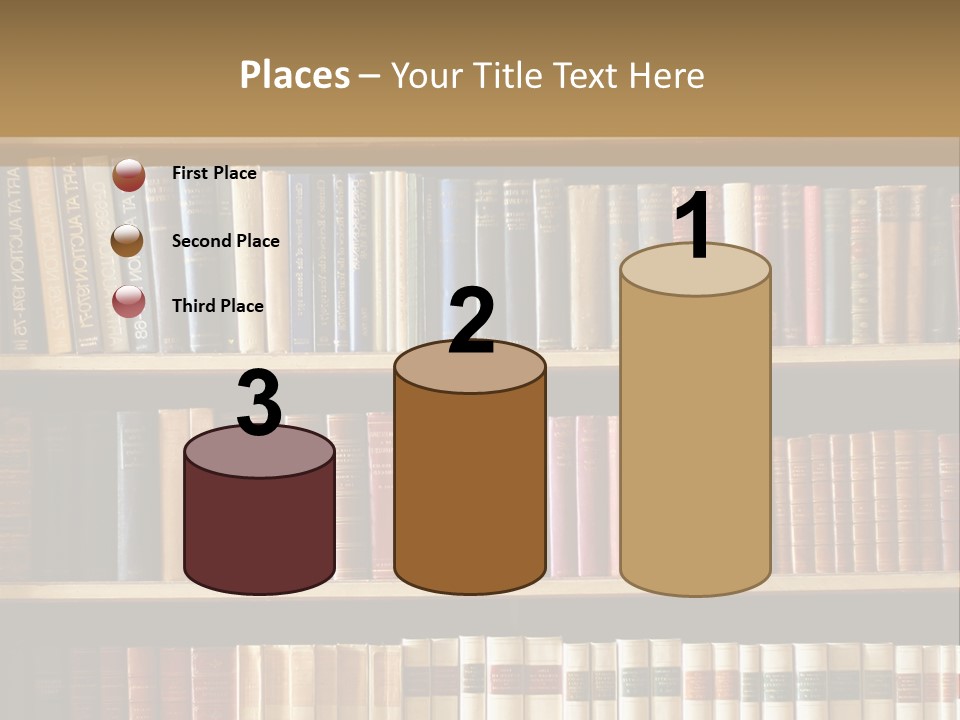 Bookcase PowerPoint Template