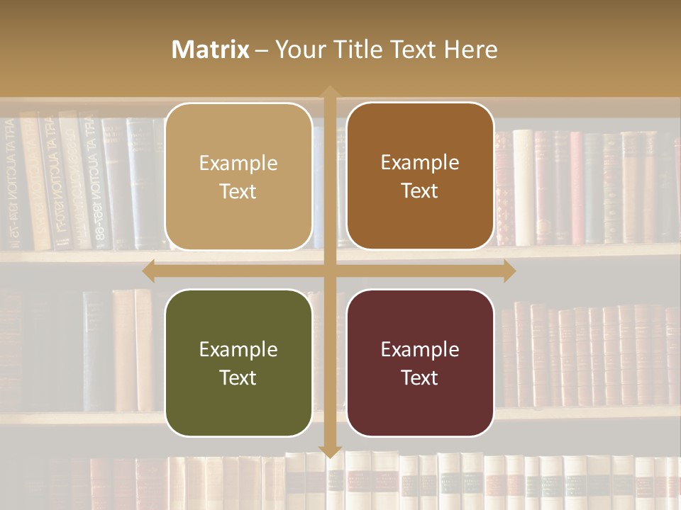 Bookcase PowerPoint Template