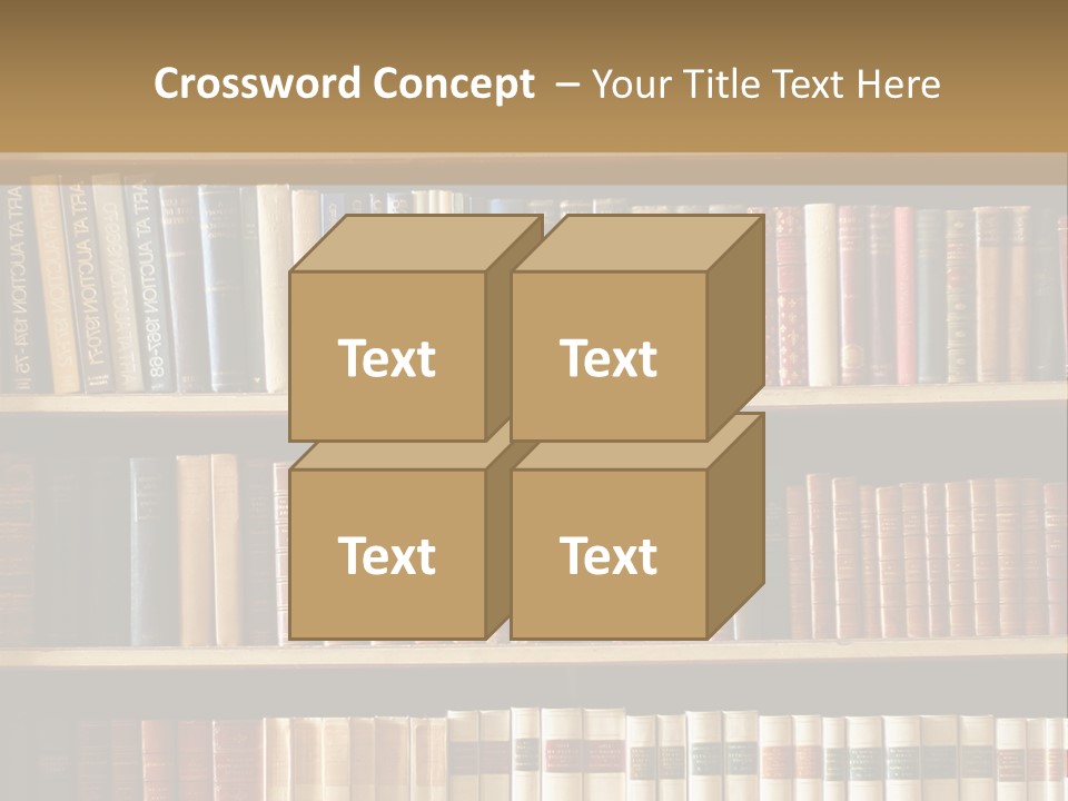 Bookcase PowerPoint Template