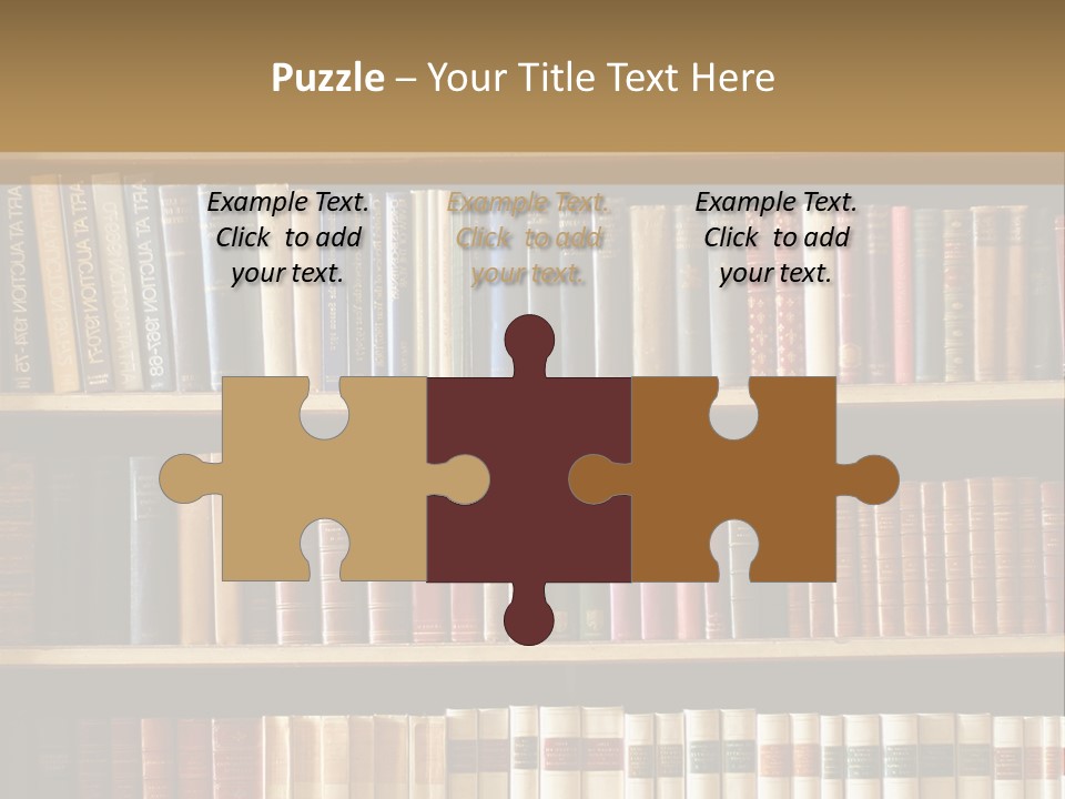 Bookcase PowerPoint Template