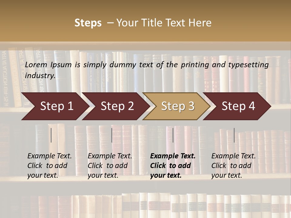 Bookcase PowerPoint Template